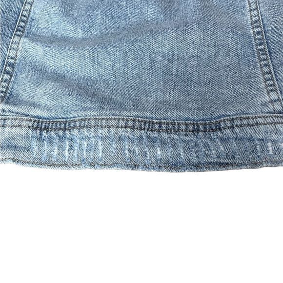 Itamaska Distressed Denim Jacket Light Blue Women’s  XL. - Picture 12 of 16